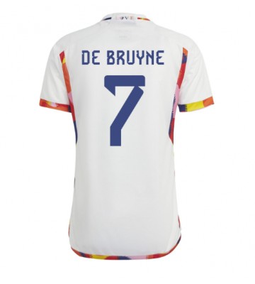 Belgien Kevin De Bruyne #7 Udebanetrøje VM 2022 Kort ærmer
